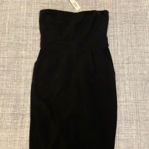 Banana Republic Black Strapless Dress